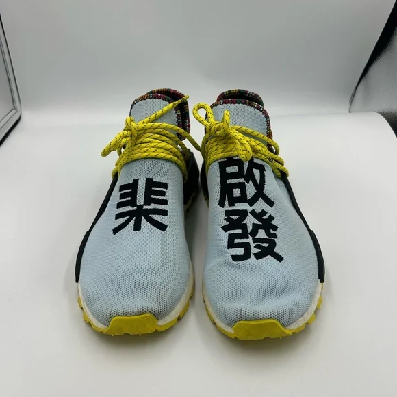 Adidas Pharrell Williams NMD Hu Inspiration Pack Sky Blue Size 10 EE7581 - Picture 3 of 6